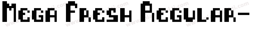 Mega Fresh Regular字体转换